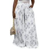 1 Piece Custom Casual Print Long Pant