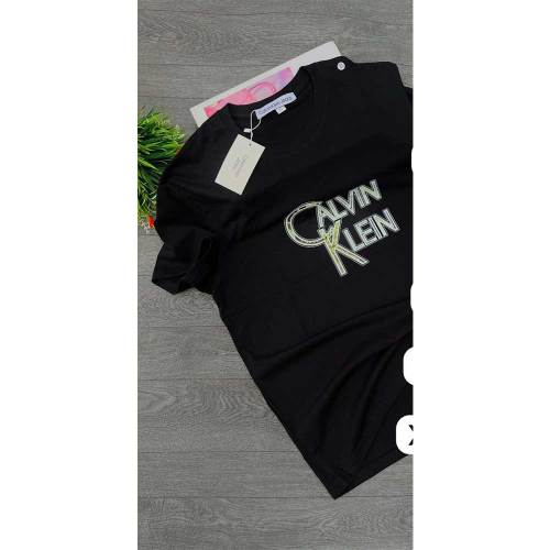 Cotton Short Sleeve Round Neck Printed T-shirt