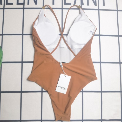 Summer Beach Padded Printed Straps One Piece Swimwears