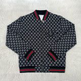 Casual High Quality Zipper Printed Baseball Jacket