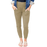 Women's Pants High Waist Long Athletic Comfy Lounge Trouser with Pockets