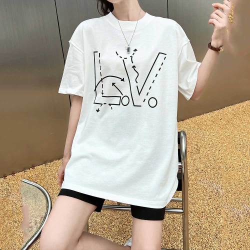 Cotton Short Sleeve Round Neck Printed Tees