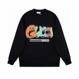 Autumn/Spring Cotton Long Sleeve Printed Pullover Crewneck Sweatshirt