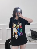 Cotton Short Sleeve Round Neck Printed Tees