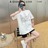 Cotton Short Sleeve Round Neck Printed Tees