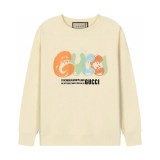 Autumn/Spring Cotton Long Sleeve Printed Pullover Crewneck Sweatshirt