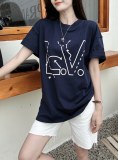 Cotton Short Sleeve Round Neck Printed Tees
