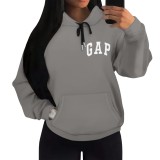 1 Piece Custom Casual Print Drawstring Hoodie Sweatshirts