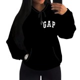 1 Piece Custom Casual Print Drawstring Hoodie Sweatshirts