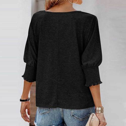 Scoop Neck Long Sleeve Tops for Women 2025 Sexy Pull On T Shirts Tee
