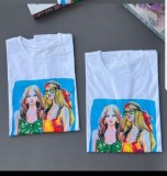 Cotton Short Sleeve Round Neck Printed T Shirt