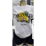 Cotton Short Sleeve Round Neck Printed T Shirt