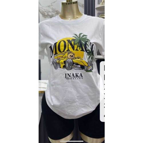 Cotton Short Sleeve Round Neck Printed T Shirt
