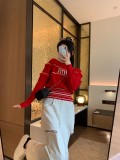Winter Long Sleeve Round Neck Knitted Sweater