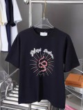 Cotton Round Neck Printed T-shirt With Short Sleeves