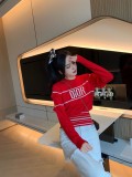Winter Long Sleeve Round Neck Knitted Sweater
