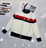 Winter Long Sleeve Striped Knitted Cardigan Sweater
