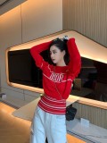 Winter Long Sleeve Round Neck Knitted Sweater