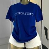 Cotton Short Sleeve Round Neck Printed T Shirt