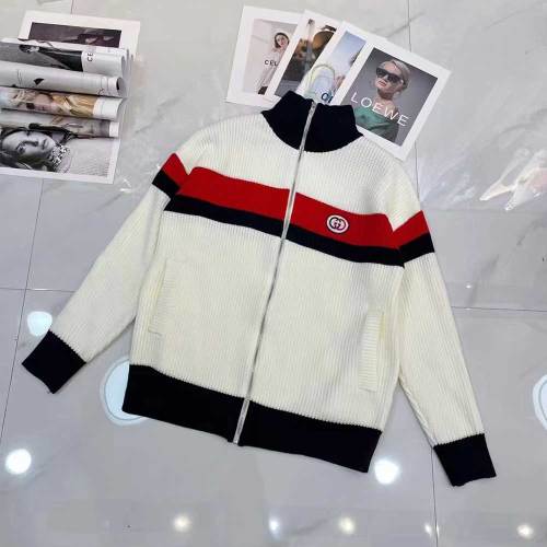 Winter Long Sleeve Striped Knitted Cardigan Sweater