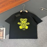Cotton Round Neck Printed Short Sleeves T-shirt