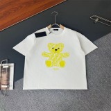 Cotton Round Neck Printed Short Sleeves T-shirt