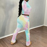 1 Piece Custom Casual Print Long Sleeve Pant Set