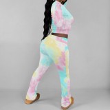1 Piece Custom Casual Print Long Sleeve Pant Set