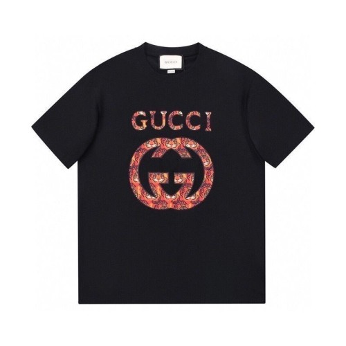 Cotton Round Neck Printed Short Sleeves T-shirt
