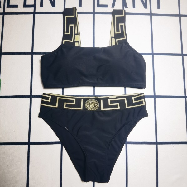 Summer Beach Padded Printed Straps Two Piece Bikini Swimwears