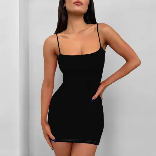 Casual Digital Printing Straps Bodycon Mini Dress