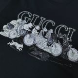 Cotton Round Neck Printed Short Sleeves T-shirt