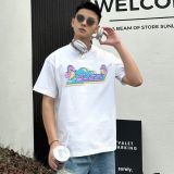 Cotton Round Neck Printed Short Sleeves T-shirt