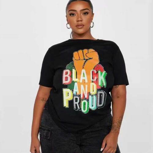 Cotton Round Neck Printed Short Sleeves Graphic T-shirt