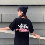 Cotton Round Neck Printed Short Sleeves T-shirt