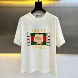 Cotton Round Neck Printed Short Sleeves T-shirt