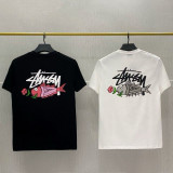 Cotton Round Neck Printed Short Sleeves T-shirt