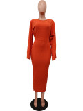Womens Scoop Neck Long Sleeve Pit Party Dresses