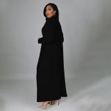 Long Cardigan Sweaters Women Knit Shawl Collar Knitwear Coat