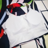 Summer Beach Padded Printed Two Swimwear Vest and Long Pant