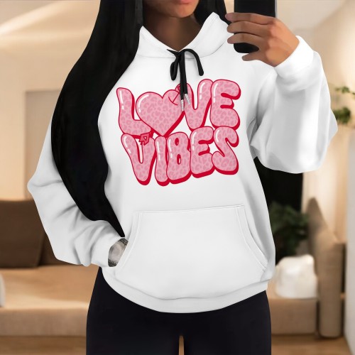 1 Piece Custom Casual Print Long Sleeve Hoodie Sweatshirts