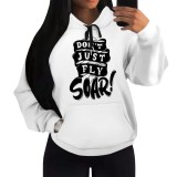 1 Piece Custom Casual Print Long Sleeve Hoodie Sweatshirts