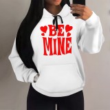 1 Piece Custom Casual Print Long Sleeve Hoodie Sweatshirts