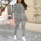 1 Piece Custom Casual Print Long Sleeve Pant Set