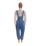 Denim Harem Overalls Brooklyn Jumpsuit