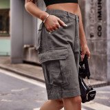Cargo Denim Shorts