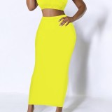 1 Piece Custom Casual Print Long Skirts