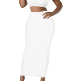 1 Piece Custom Casual Print Long Skirts