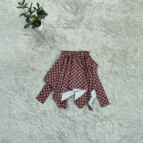 Casual Style Floral Irregular Skirt