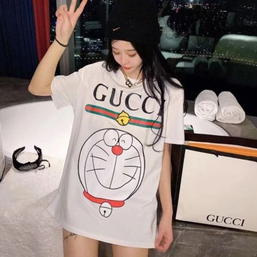 Cotton Round Neck Printed Short Sleeves T-shirt